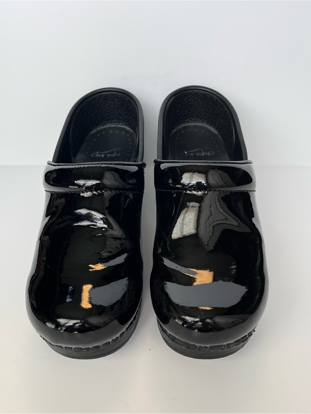 DANSKO Professional Black Patent Leather Slip-On Clogs Women’s US 6 EU 36